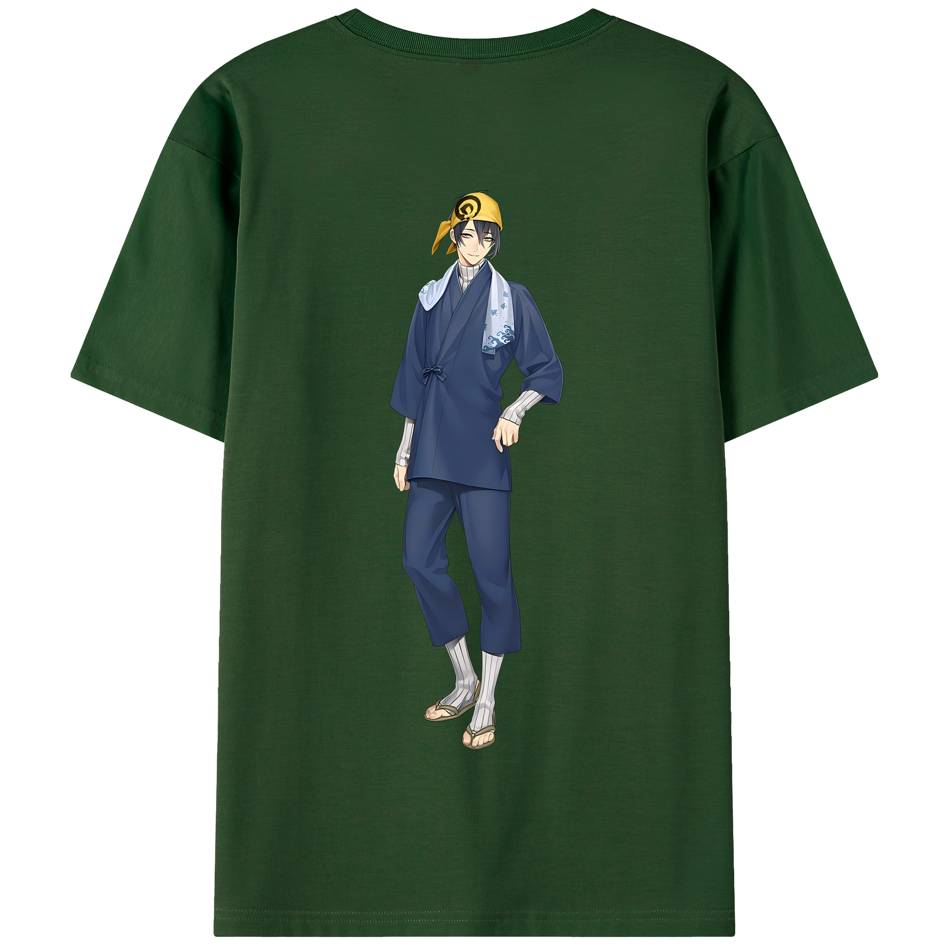 （画像用） 刀剣乱舞 Touken Ranbu 綿100％半袖Tシャツ（背面プリント）